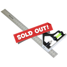 Heavy Duty Stainless Steel Metric 300mm Combination Square Vial Ruler